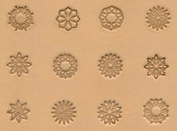 Circular Geometric Designs Leather Stamp Set 1/2" (13mm) 8163-00