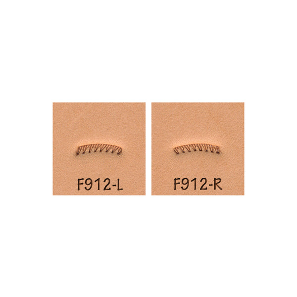 Figure/Pictorial Fir/Spruce F912-L F912-R 2-Piece Leather Stamp Set