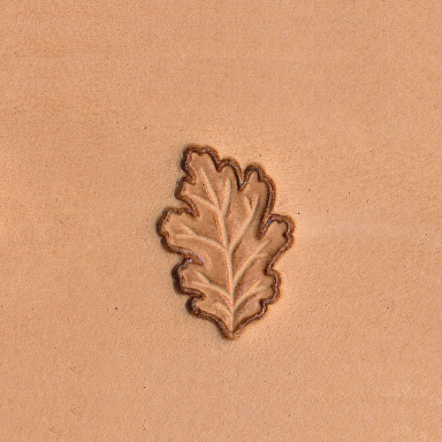 Leaf Oak Rounded Left L951 Leather Stamp