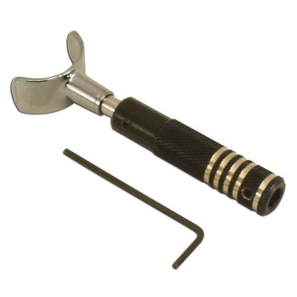 Pro Adjustable Swivel Knife-Body Only-Small-Black/Brass 28022