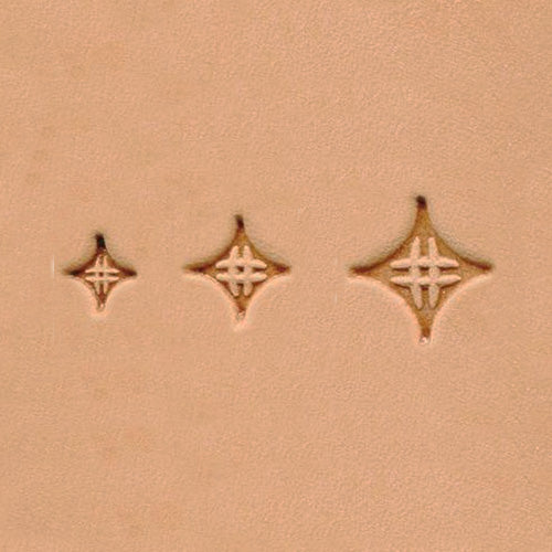 Diamond Line 3-Piece Geometric Leather Stamp Set G69011-00