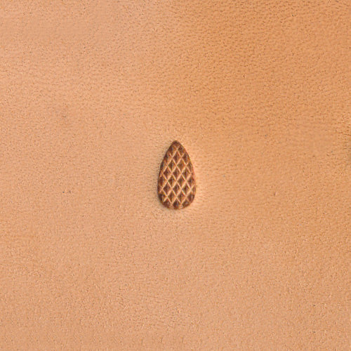 Background Checked-Coarse A118-C Leather Stamp