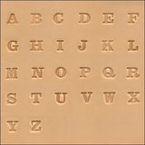 1/4" (6.4mm) Classic Serif Font Alphabet Leather Stamp Set 4903-00