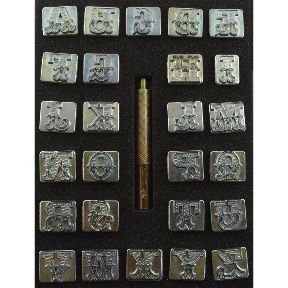 Leather Stamping Tools - 3-Piece Alphabet Beveler Stamp Set - Yahoo Shopping