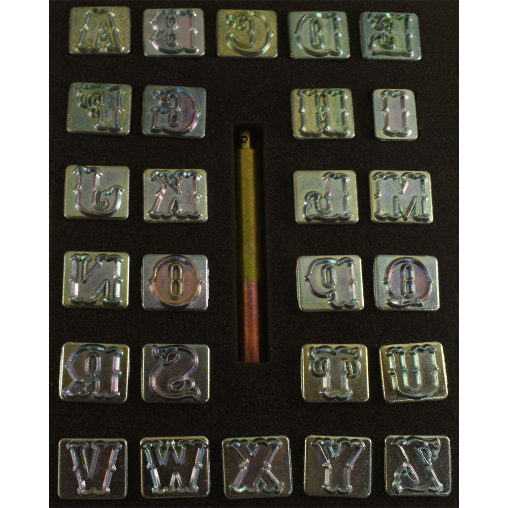 3/4 (19mm) Western Style Alphabet Leather Stamp Set 8131-00 –