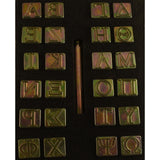 3/4" (19mm) Greek Alphabet Leather Stamp Set 8148-00