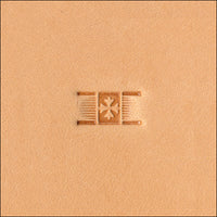 Basketweave Patonce Cross X2844 Craftplus Leather Stamp