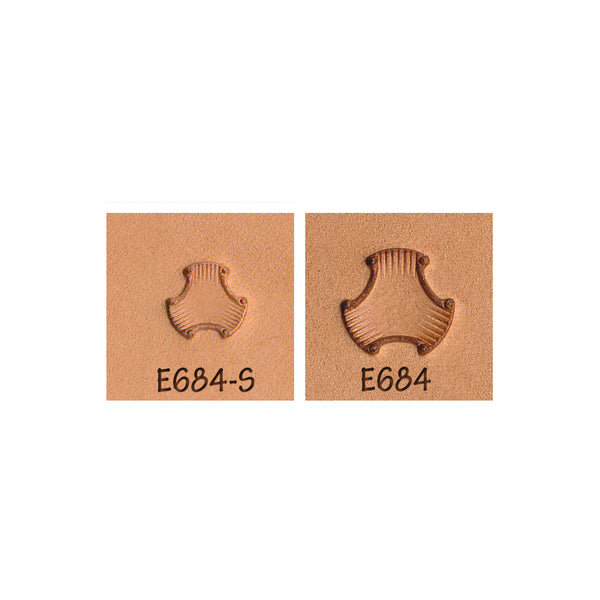 Basketweave Tri-Weave E684-S E684 2-Piece Leather Stamp Set