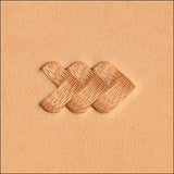 Border Triple Wide Braid D2186 Craftplus Leather Stamp