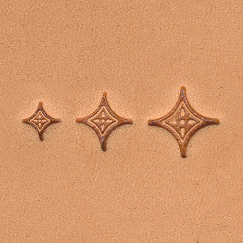 Diamond Dot 3-Piece Geometric Leather Stamp Set G69008-00