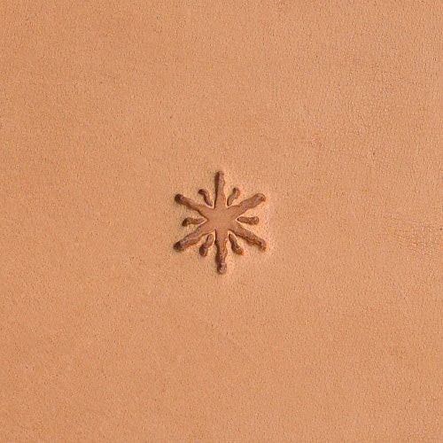 Wiggly Sun E261 Leather Stamp