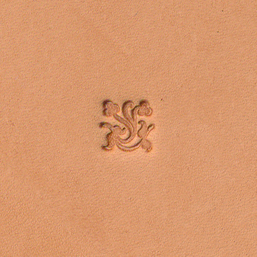 Club Flowers E376 Leather Stamp