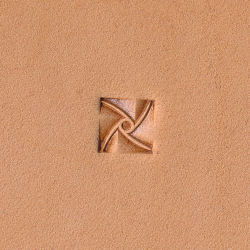 Geometric E685-S Leather Stamp