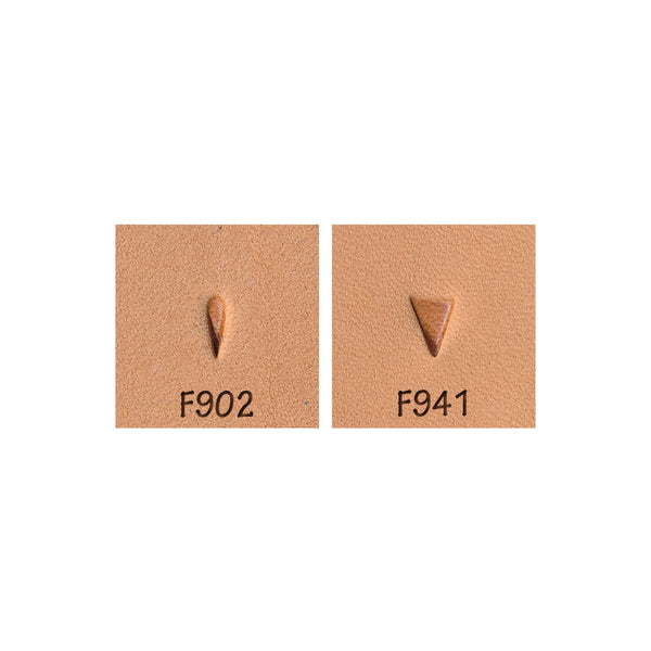 Beveler Pointed Smooth F902 F941 2-Piece Leather Stamp Set