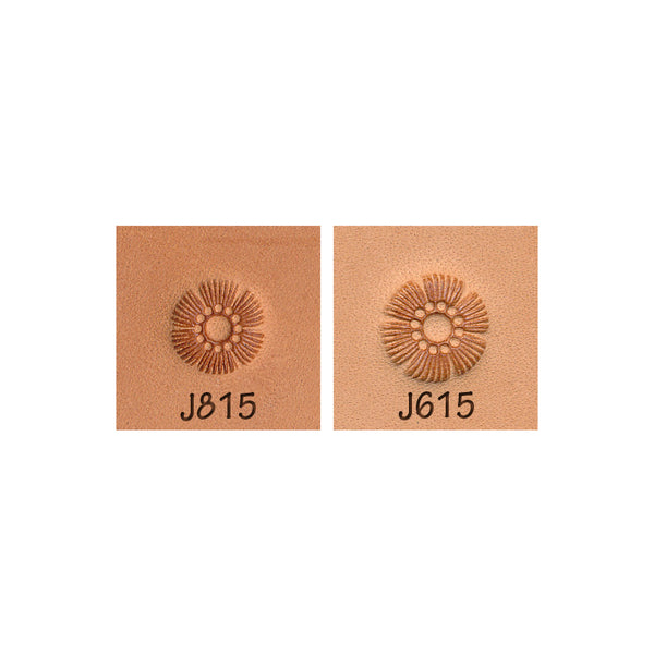 Flower J815 J615 2-Piece Leather Stamp Set