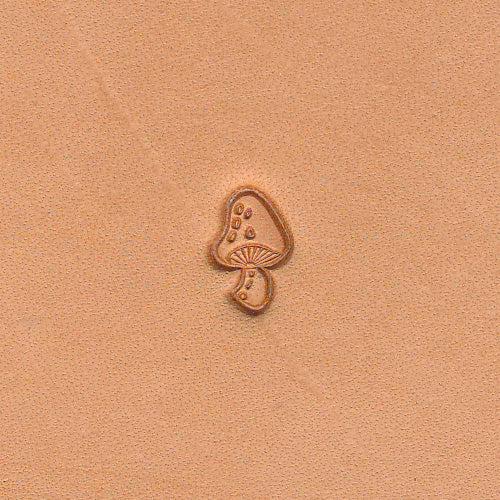 Mushroom Small K158 Leather Stamp