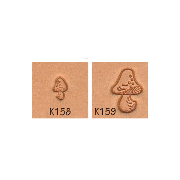 Mushroom K158 K159 2-Piece Leather Stamp Set