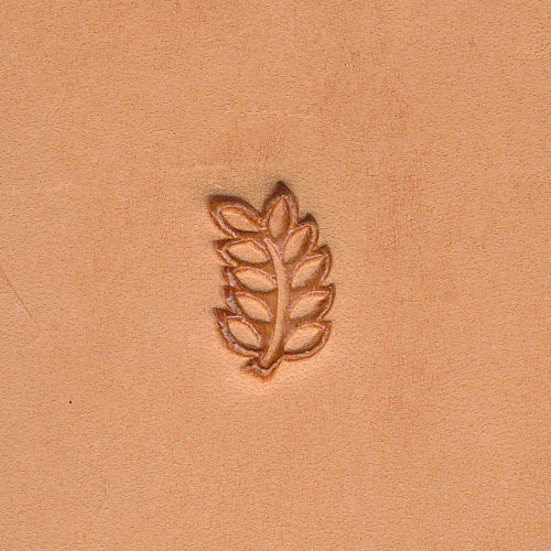 Leaf Bunch Stem Left L516 Leather Stamp