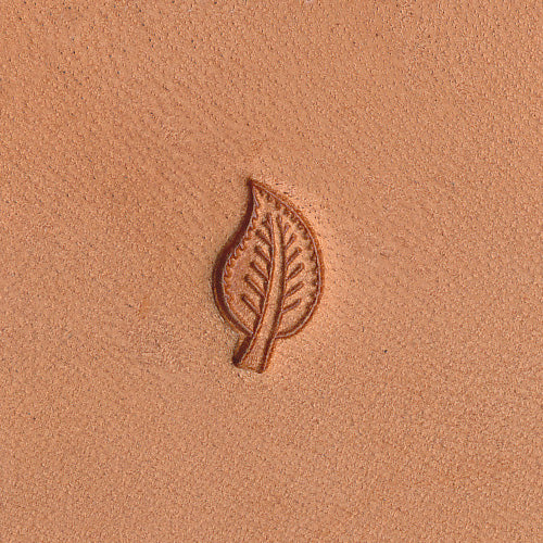 Leaf Serrated Edges Left L949 Leather Stamp