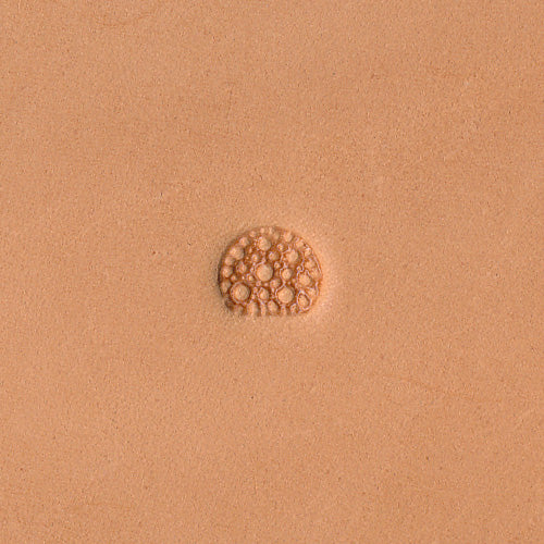 Matting Pebble Texture Round Medium M887 Leather Stamp
