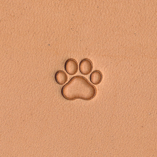 Dog Paw Outline O020 Leather Stamp