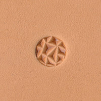 Matting Abstract Mosaic Round Z002 Leather Stamp