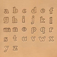 1/2" (12.7mm) Western Style Lower Case Alphabet Leather Stamp Set 8130-02