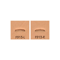 Figure/Pictorial Fir/Spruce F913-L F913-R 2-Piece Leather Stamp Set