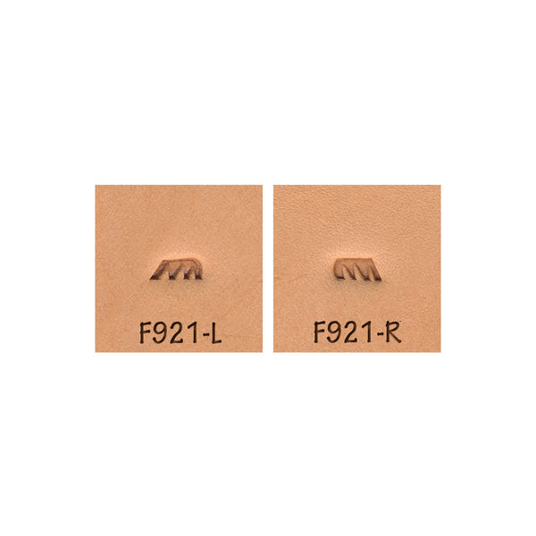 Figure/Pictorial F921-L F921-R 2-Piece Leather Stamp Set