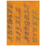 1" Cursive Alphabet Easy Trace Reusable Leather Tooling Pattern MakerAid® 78904-36
