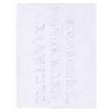 3/4" Cursive Alphabet Easy Trace Reusable Leather Tooling Pattern MakerAid® 78904-35
