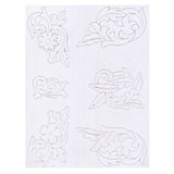 Corner Designs #1 Easy Trace Reusable Leather Tooling Pattern MakerAid® 78904-17