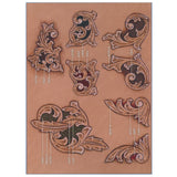 Corner Designs #2 Easy Trace Reusable Leather Tooling Pattern MakerAid® 78904-18