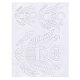 USA Eagle Seal Easy Trace Reusable Leather Tooling Pattern MakerAid® 78904-08