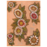 Floral Corners #2 Easy Trace Reusable Leather Tooling Pattern MakerAid® 78904-23