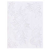 Floral Corners #2 Easy Trace Reusable Leather Tooling Pattern MakerAid® 78904-23