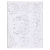 Floral Corners & Borders #2 Easy Trace Reusable Leather Tooling Pattern MakerAid® 78904-27