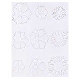 Flowers #1 Easy Trace Reusable Leather Tooling Pattern MakerAid® 78904-19