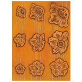 Flowers #2 Easy Trace Reusable Leather Tooling Pattern MakerAid® 78904-20