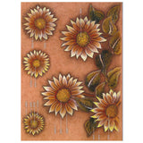 Flowers #3 Easy Trace Reusable Leather Tooling Pattern MakerAid® 78904-21