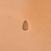 Background Checked-Coarse A118-C Leather Stamp