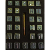 3/4" (19mm) Celtic Alphabet Leather Stamp Set 8146-00