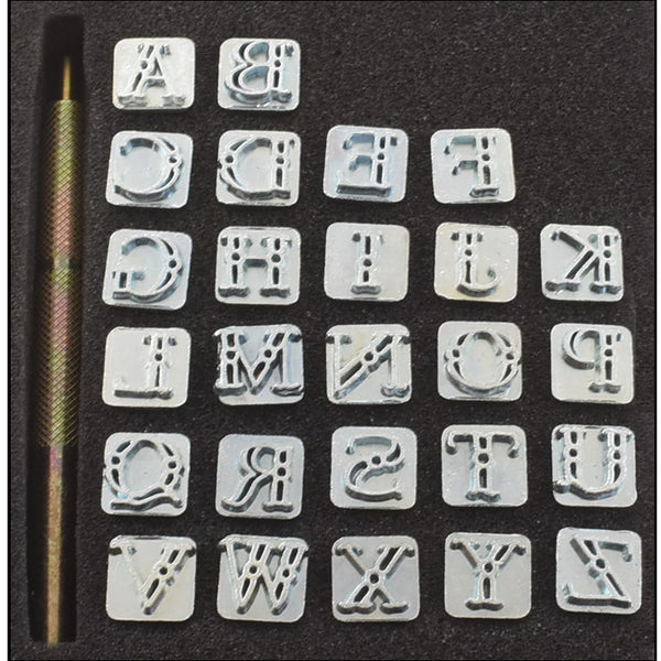 Leather Stamping Tools - 3-Piece Alphabet Beveler Stamp Set - Yahoo Shopping