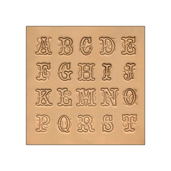 3/4 (19mm) Wood Grain/Log Style Alphabet Leather Stamp Set 8138-00 –