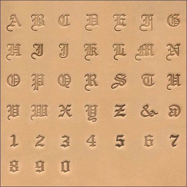 Weaver Leather Stamping Number Set - 3/4 Inch Silver Number Stamps For Leather Craft