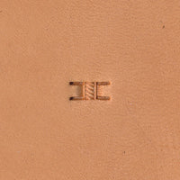 Basketweave Straight-Braid Center X570-1 Leather Stamp