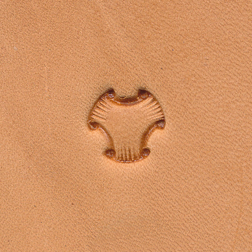 Tandy Leather Craftool X503 Lederstempel - Dreifaches Flechtmuster, Edelstahl (12x12 Mm)