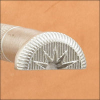 Border Half Round Sunburst D2160 Craftplus Leather Stamp