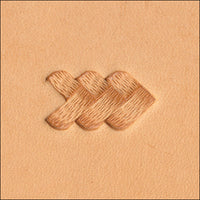 Border Triple Wide Braid D2186 Craftplus Leather Stamp