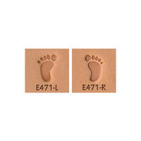 Footprint E471-L E471-R 2-Piece Leather Stamp Set